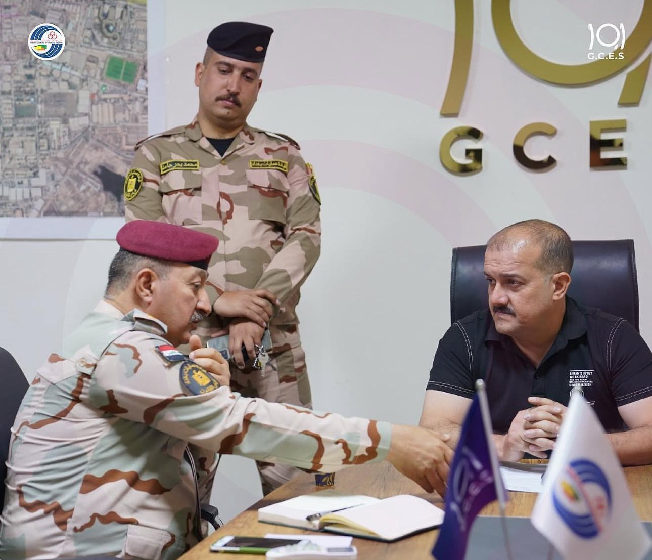 زيارة وفد قيادة عمليات بغداد – وزارة الدفاع