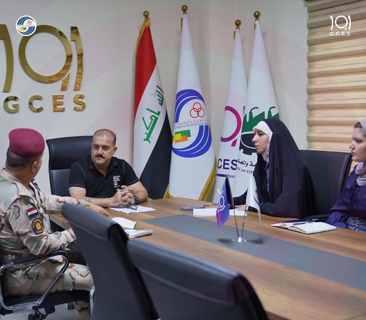 زيارة وفد قيادة عمليات بغداد – وزارة الدفاع