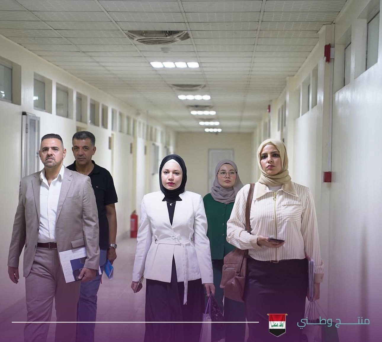 زيارة إحدى اللجان التابعة لوزارة الصناعة والمعادن – الدائرة الفنية ومكتب معالي الوزير