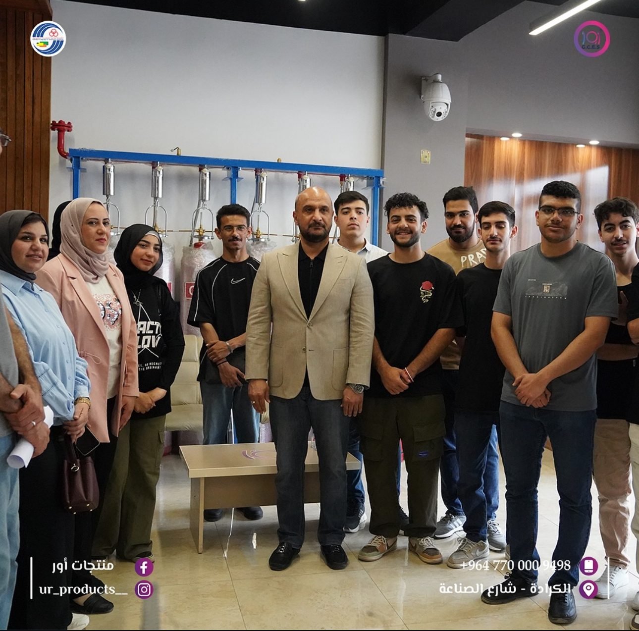 زيارة مجموعة من طلبة قسم علوم الحاسبات في الجامعة التكنولوجية