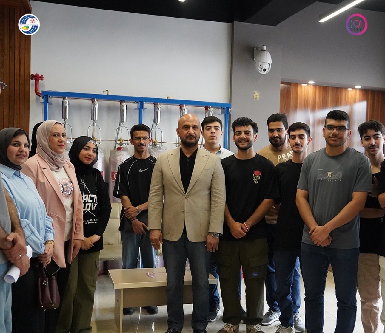زيارة مجموعة من طلبة قسم علوم الحاسبات في الجامعة التكنولوجية