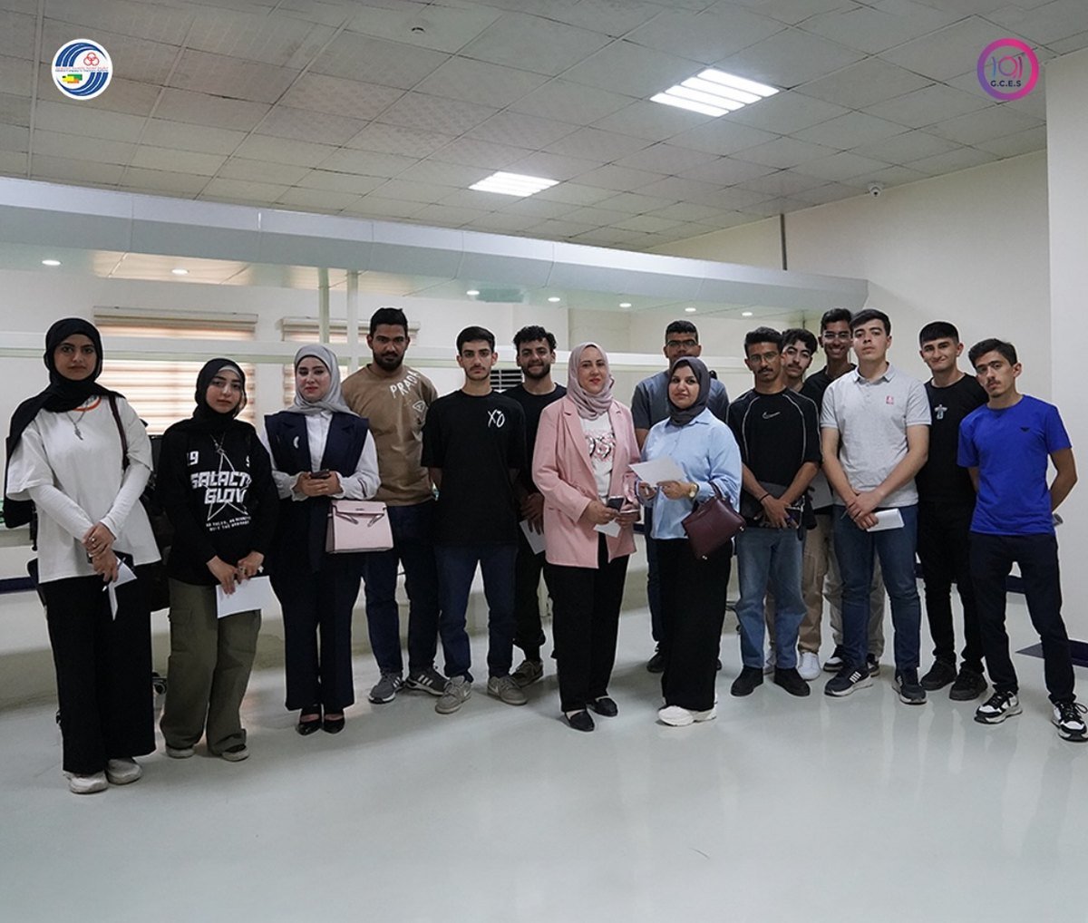 زيارة مجموعة من طلبة قسم علوم الحاسبات في الجامعة التكنولوجية